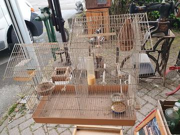 Gabbia per piccoli Uccelli con piedistallo