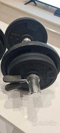 Coppia di manubri domyos 10 kg