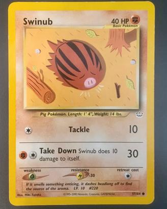 Swinub mazzo neo revelation
