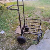 carrello/trolley porta attrezzature da pesca