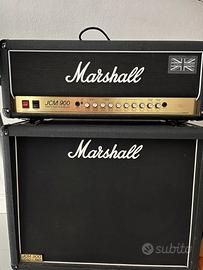 Testata + cassa Marshall JCM900 100w Hi Gain Dual
