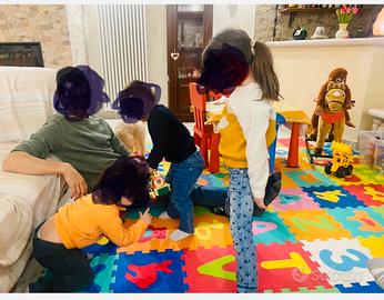 Tappeto puzzle a incastro 77 pezzi