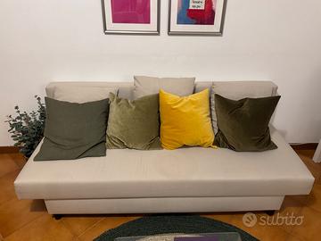 Divano letto (3 posti +contenitore) IKEA