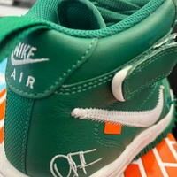 Nike x Off-White Air Force 1 Pine Green / White