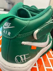 Nike x Off-White Air Force 1 Pine Green / White