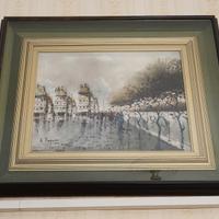 Dipinto A. Capasso "Lungo la Senna"