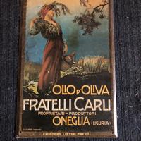 Targa olio Fratelli Carli