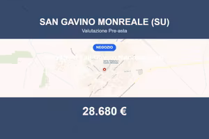 Immobile in asta di 50 m² a San Gavino Monreale