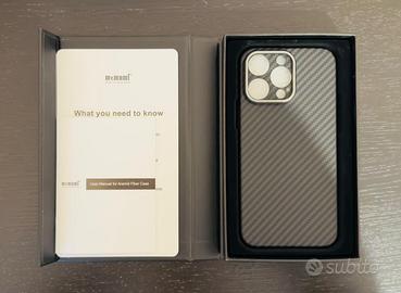 Cover in aramide per iPhone 15 Pro Max + pellicole