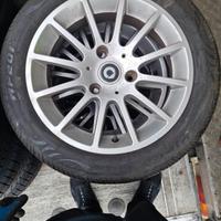 cerchi in lega + gomme per la smart