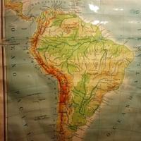 Cartina geografica scolastica sud america