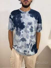 Maglia Nike Tie-Dye Blu e Grigia