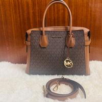 Borsa a mano Michael Kors, marrone con logo- NUOVA