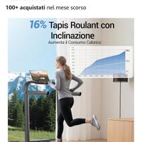 Tapis roulant elettrico pieghevole