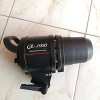 2 Fari da studio luce quartz 1000watt cadauno 