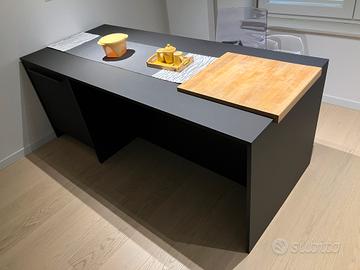 Tavolo da cucina con base contenitore Fenix/nero
