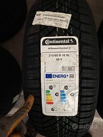 4 PNEUMATICI 215/60 R16 XL 99V CONTINENTAL ALLSEAS