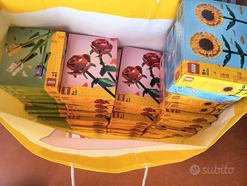 LEGO tulipani 40461 girasoli 40524 rose 40460