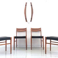 Set di 4 Sedie SCANDINAVE Anni 60 Made in Italy