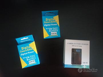 Batteria SLB 10A per Webcam o Fotocamera Professio