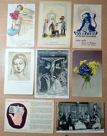 16 cartoline varie e pubblicitarie