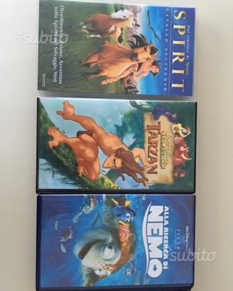 Videocassette cartoni animati