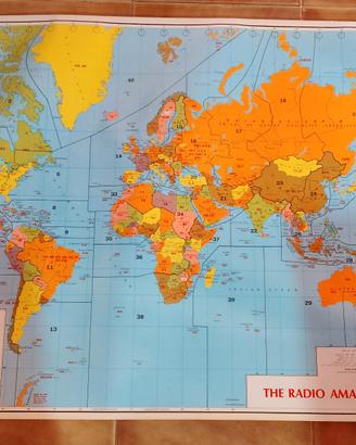 WORLD MAP radioamatori