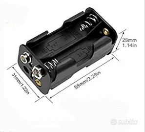 SUPPORTO PORTA PILE STILO PER CASSAFORTE DA MURO