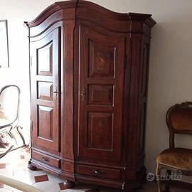 Armadio 2 ante in noce massello