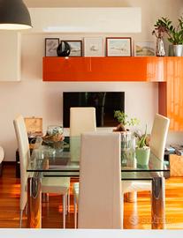 Tavolo allungabile Reflex Policleto in vetro