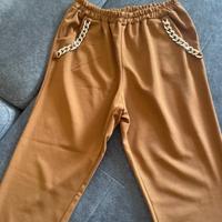 Pantalone di tuta elegante beige