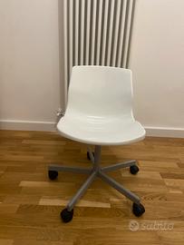 Sedia bianca ikea snille
