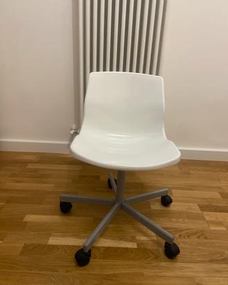 Sedia bianca ikea snille