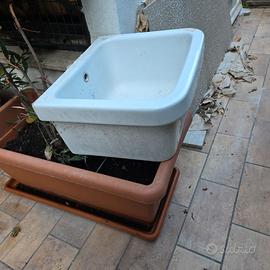 lavandino giardino ceramica