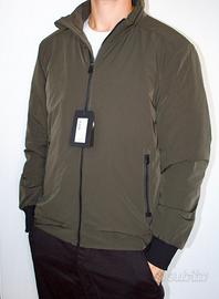 Piumino nuovo verde uomo