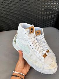 Nike blazers celesti e bianche 36.5