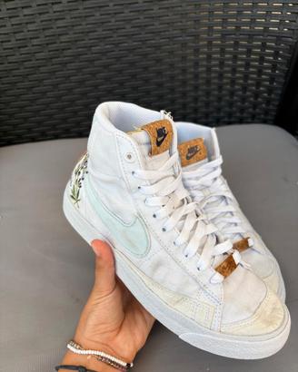 Nike blazers celesti e bianche 36.5