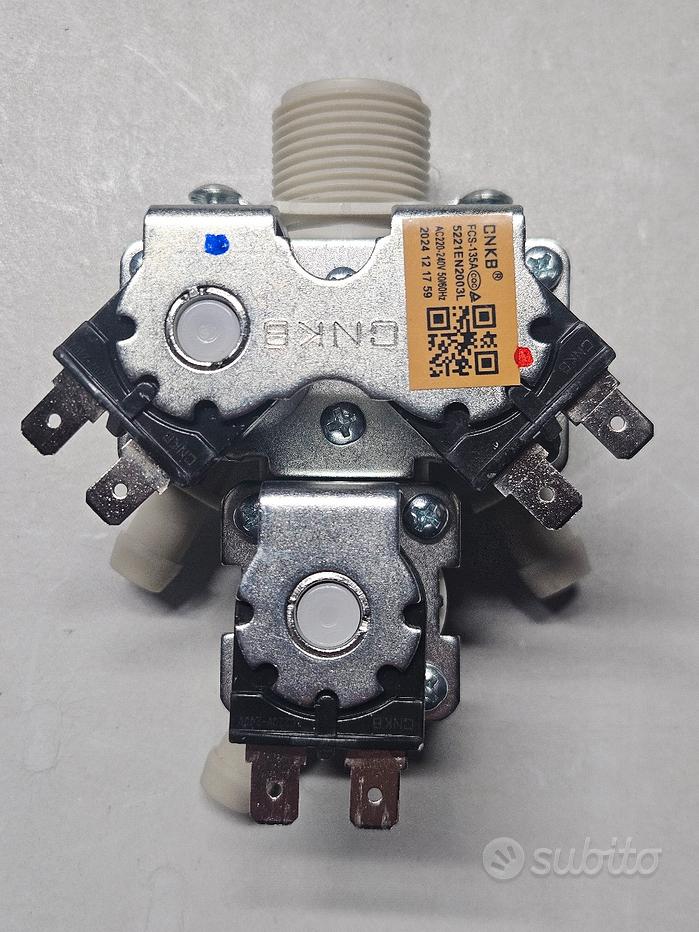 Electrovalvula Lavadora 220V/240V 1 Vías con Código Original L34D000I4 para Fagor - Garantía de 10 Años - MONTERAL