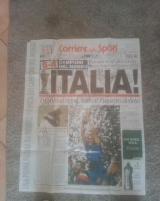 poster corriere dello sport Italia 2006 