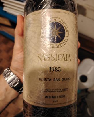 Vino sassicaia 1985