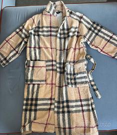 Accappatoio vestaglia in spugna di burberry