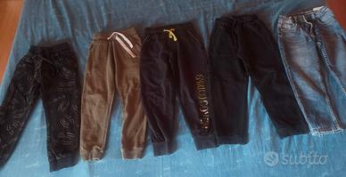 Lotto pantaloni 6 anni maschio