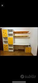 Libreria con scrivania