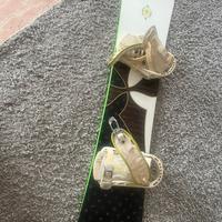 Snowboard burton + attacchi salomon