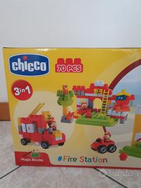 Gioco Chicco Costruzioni Pompieri
