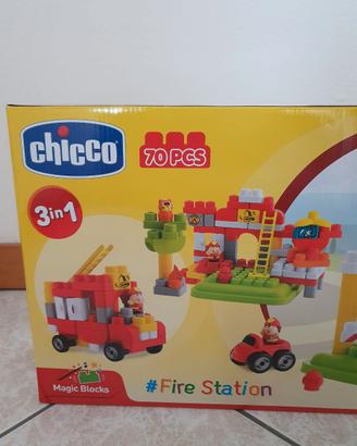 Gioco Chicco Costruzioni Pompieri