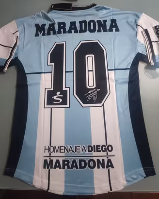 maglia calcio Maradona addio al calcio DIOS
