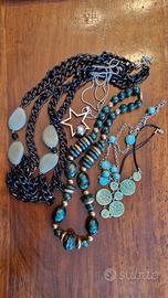 Lotto gioielli, set di collane miste vintage 