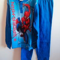 Pigiama tg 7 anni Bimbo Marvel Spiderman cotone 