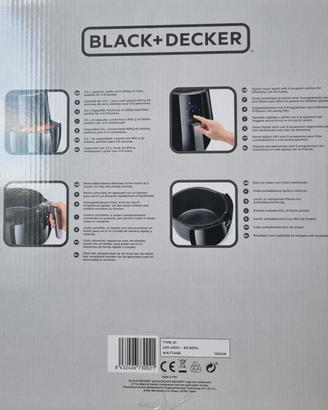 Friggitrice ad aria Black+Decker 1500W